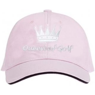 CEBEGO Golf Cap rosa Damen Queen of Golf,Golfmtze,Golfcap,Golfkappe pink Damen,Golfgeschenke Golfkleidung Golfzubehr
